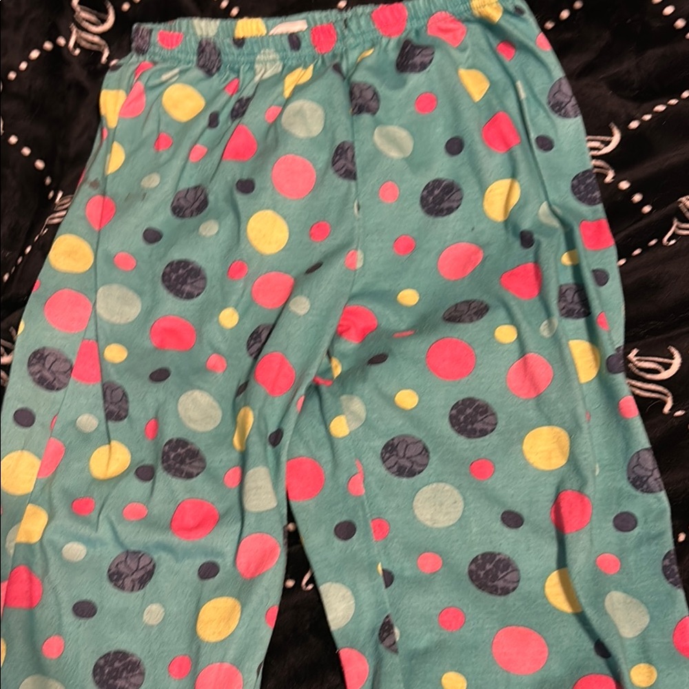 Circo Teal Pajama Bottoms with Polka Dots